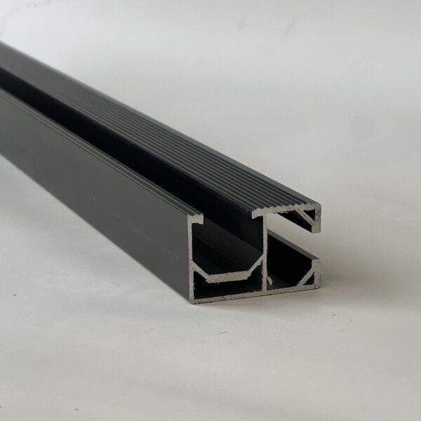 Aluprofil Schwarz 4,2m