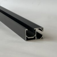 Aluprofil Schwarz 4,2m