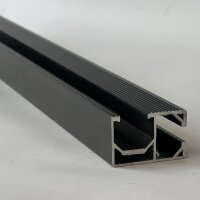 Aluprofil Schwarz 4,2m